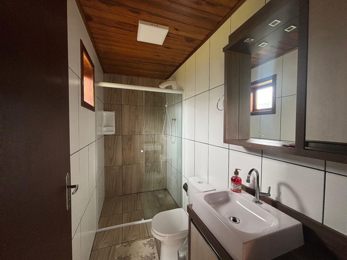 Bathroom, Oceana Suites Cidade Mampituba, Mampituba