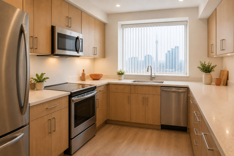 Private kitchen, Ivory Lane Hotel, Toronto