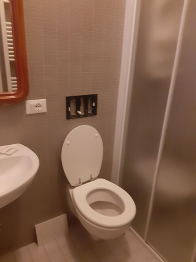 Bathroom, hotel Bonaria sul mare con parcheggio, Rimini