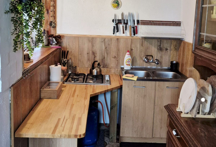 Private kitchen 5, Lakeside Holiday Home, Private Garden, Szczecinek