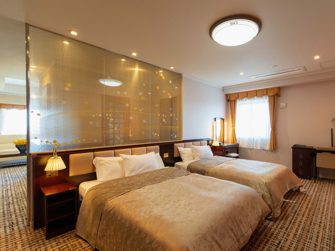 Bedroom 2, Hotel Hojinkan, Tomioka