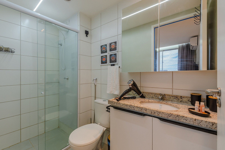 Bathroom 3, Mirante Clube #1005 - Near the Beach by Carpediem, Fortaleza
