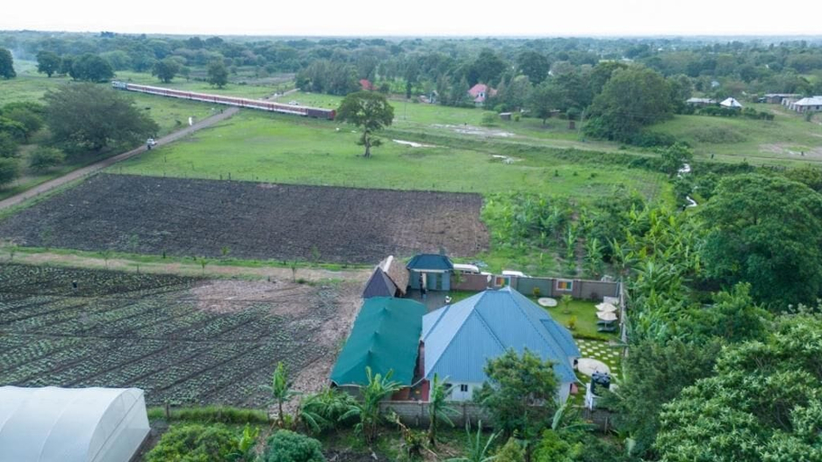 Aerial view, LocalVillaLodge, Meru
