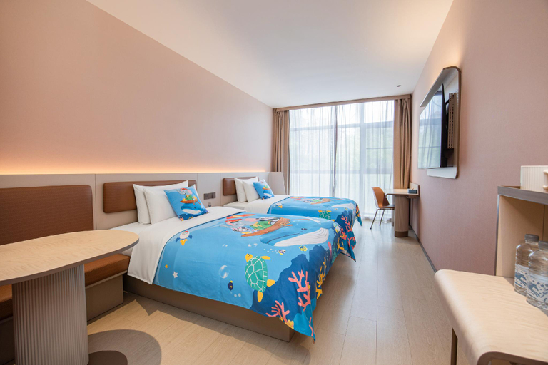 Bedroom 2, Hanting Hotel Shanghai Luoshan Road Subway Station, Shanghai