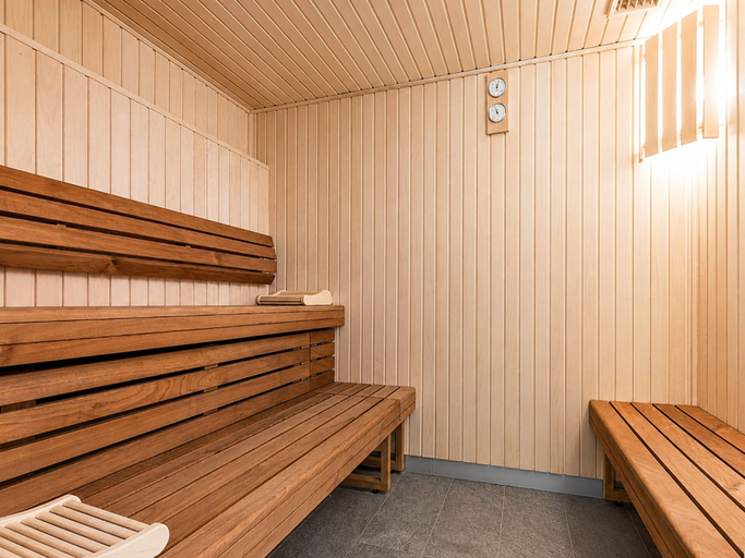 Sauna, Deauville Harbour View Apartment for 4, Calvados
