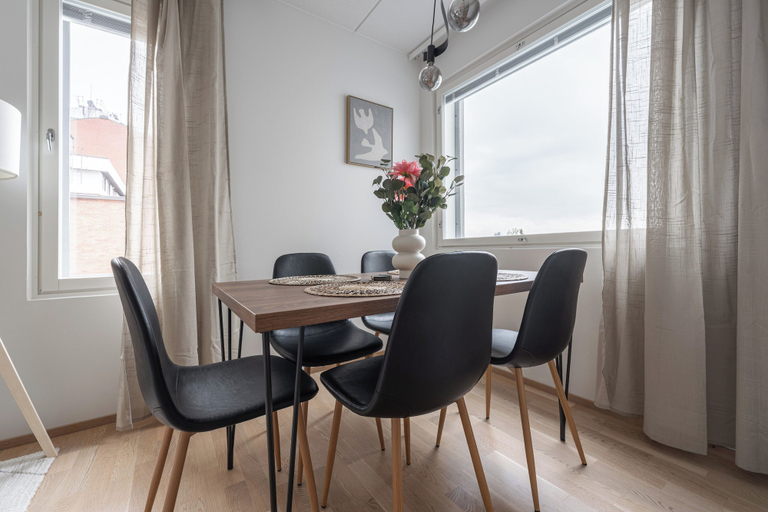 Dining, Modern Nordic 2BR Apt in Kuopio Center, North Savonia