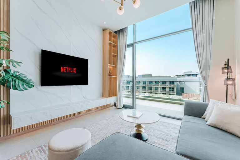 Living area 4, PVH - Signature Livings - 2BR Penthouse, Dubai