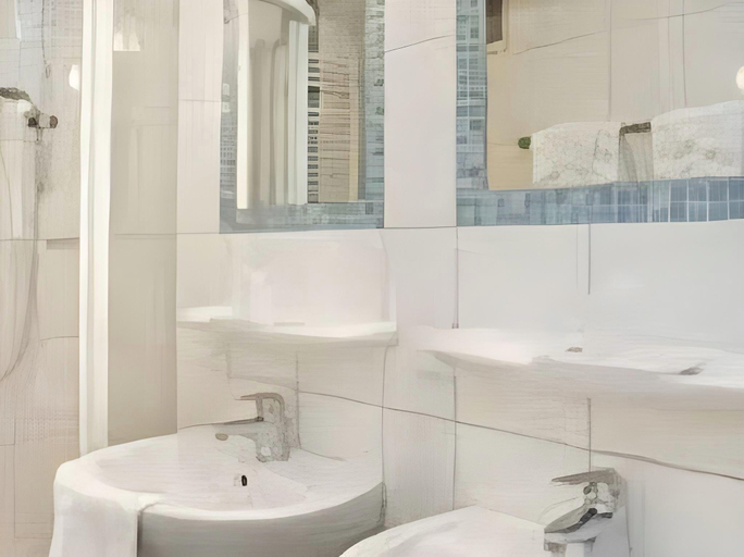 Bathroom 5, Hotel Rheinland, Bonn