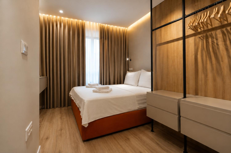 Bedroom 1, New Bazaar Tirana Suites, Tiranës