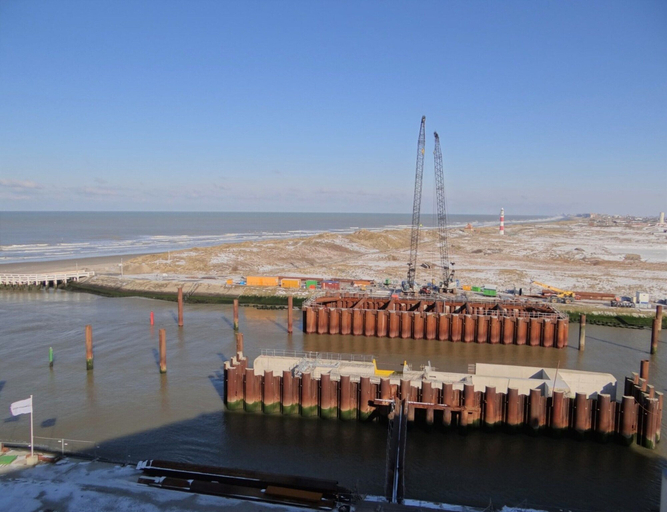 View from property 2, Studio in Nieuwpoort With Sea View Terrace, West-Vlaanderen
