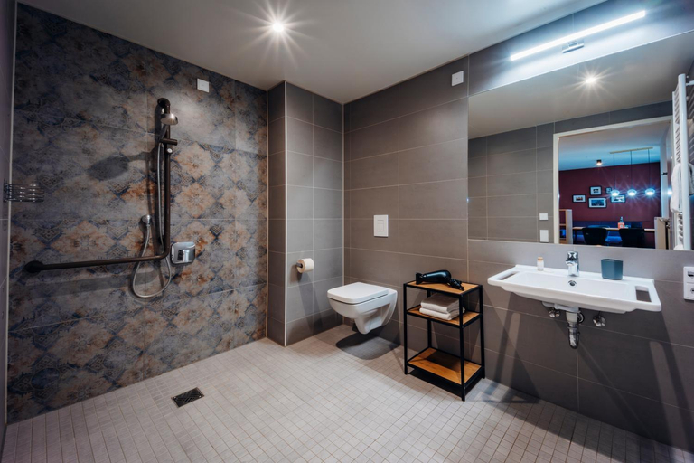 Bathroom 3, Brera Serviced Apartments Frankfurt West, Frankfurt am Main