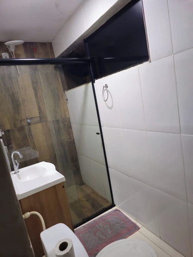 Bathroom, PARADA REAL HOTEL MANHUAÇU E REALEZA MG, Manhuaçu
