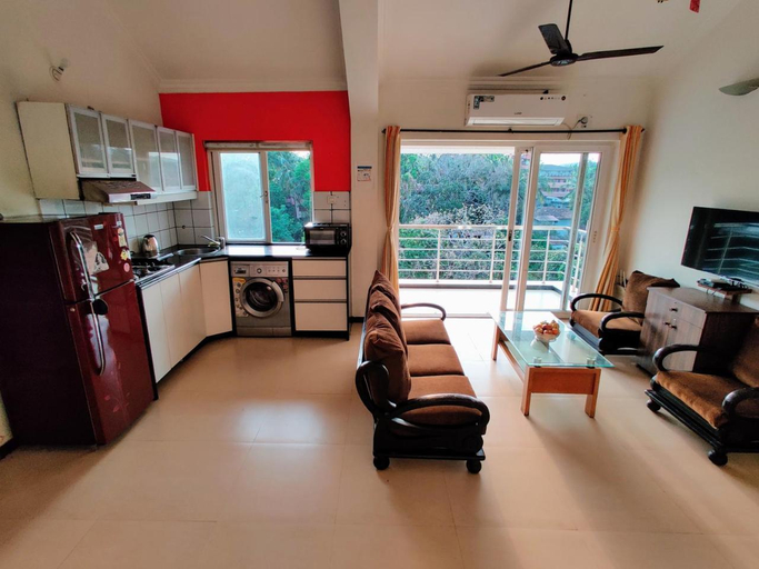 Public Area 2, Muffys Baga Apartment, North Goa