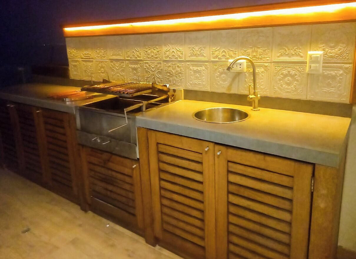 Private kitchen 4, Oceanview 2BR & Terrace in Punta Hermosa, Lima