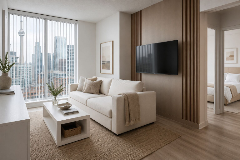 Living area 4, The Frontera Suites, Toronto