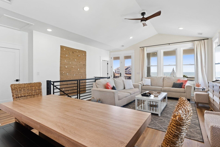 Living area 2, 1040 Break / 1040 Ocean Blvd West 4 Bedroom Home by RedAwning, Brunswick