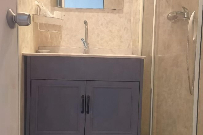 Bathroom 3, Wuxiang Greenrunpeng Express Hotel, Changzhi