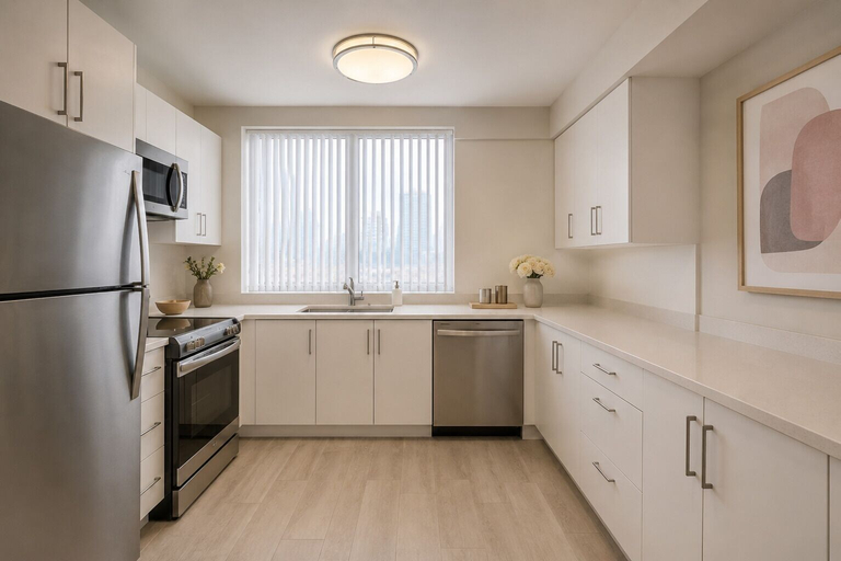 Private kitchen, Asteron Suites, Toronto
