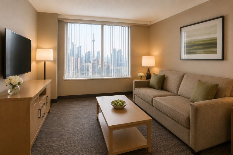 Living area 3, Astorline Suites, Toronto