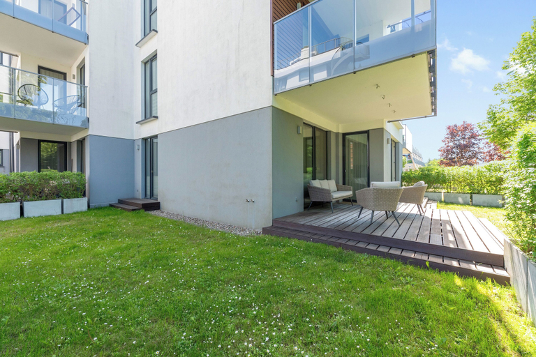Terrace/patio 2, Tre Mare z ogrodem 2 by Grand Apartments, Gdańsk City