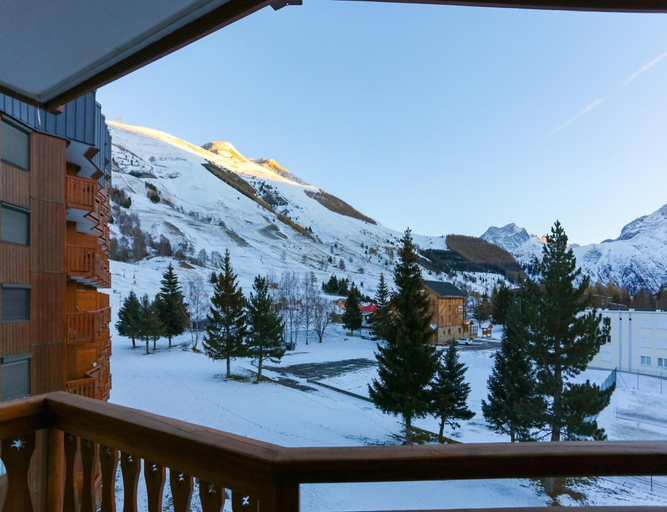 Balcony 3, Cosy Romantic Studio in Les Deux Alpes, Isère