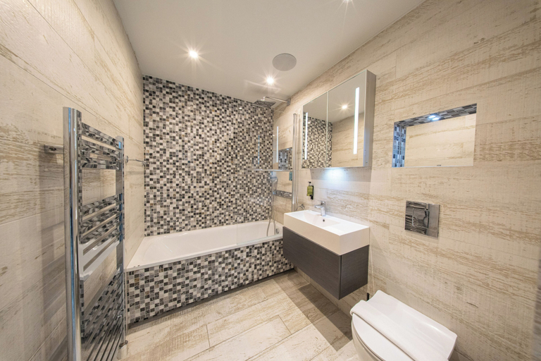 Bathroom 3, Imperial Fulham Apartments, London