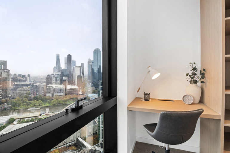 Balcony 3, Skyline 1-bed Apartment Near Crown, Melbourne