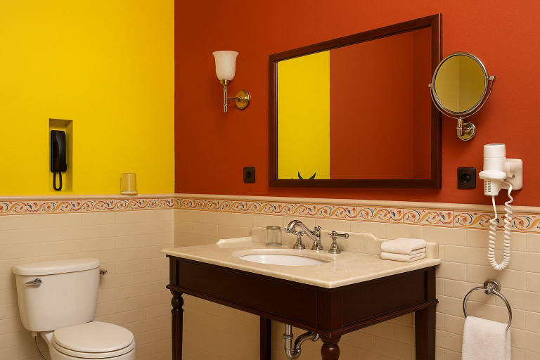 Bathroom 5, Taj Kumarakom Resort & Spa, Kerala, Kottayam