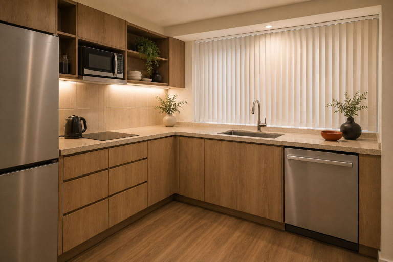 Private kitchen, Celora City Hotel, Toronto