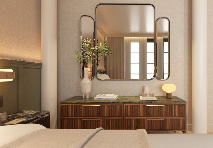Bedroom 2, Hotel Nelligan, Montréal
