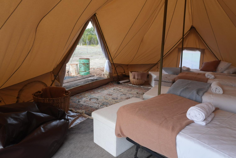 Bedroom 2, SilverSprings Spa Retreat Pet Friendly Cottages and Glampings, Busselton