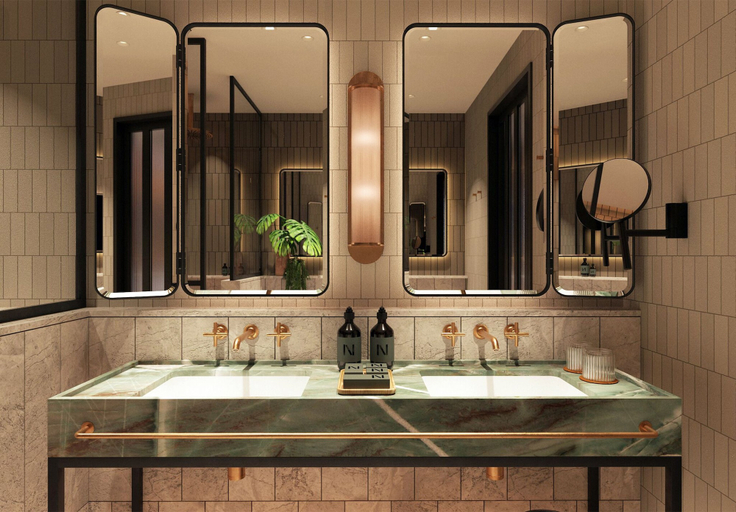 Bathroom 4, Hotel Nelligan, Montréal