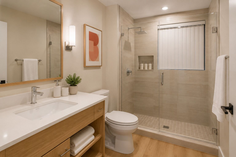 Bathroom, The Vionelle Hotel, Toronto