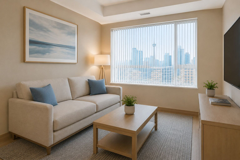 Living area 3, The Mirella Hotel, Toronto