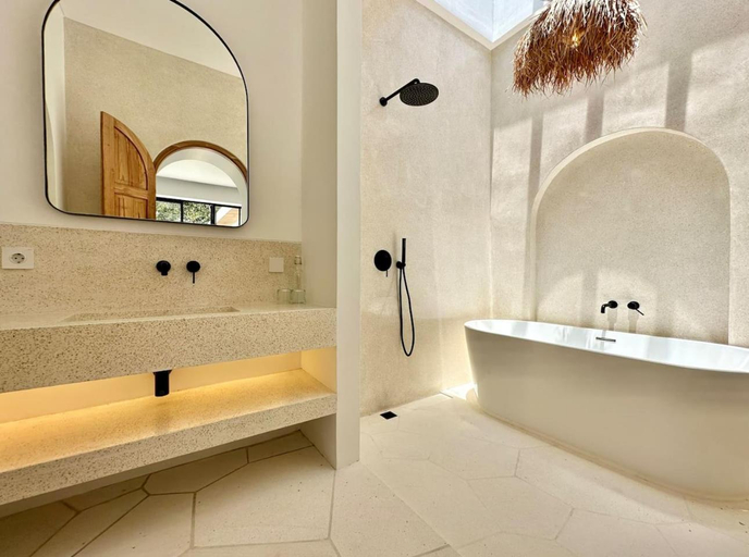 Bathroom 3, Melrose x The Young Villas, Badung