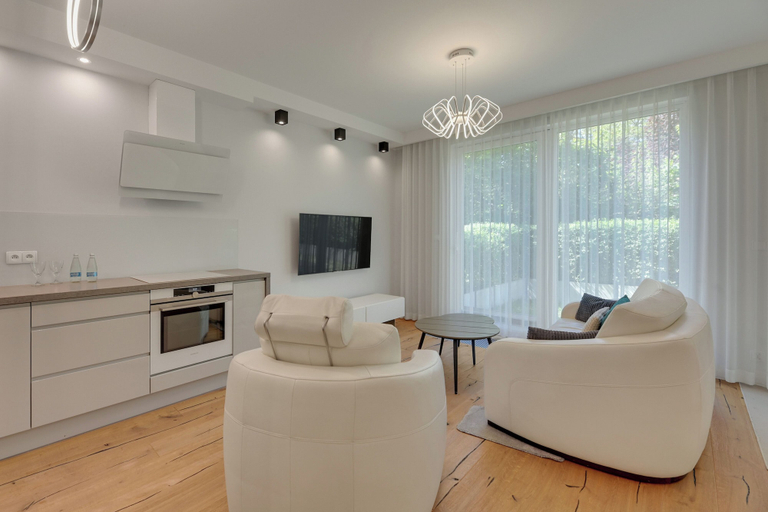 Living area 4, Tre Mare z ogrodem 2 by Grand Apartments, Gdańsk City