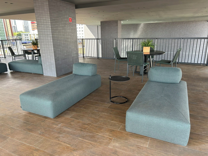 Terrace/patio, Bela Hospedagem - 105 Solaz Smart, João Pessoa