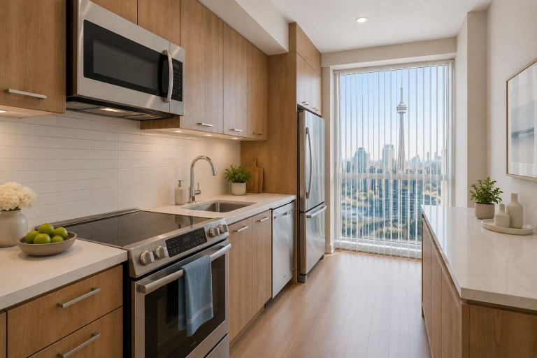 Private kitchen, The Renwick Suites, Toronto