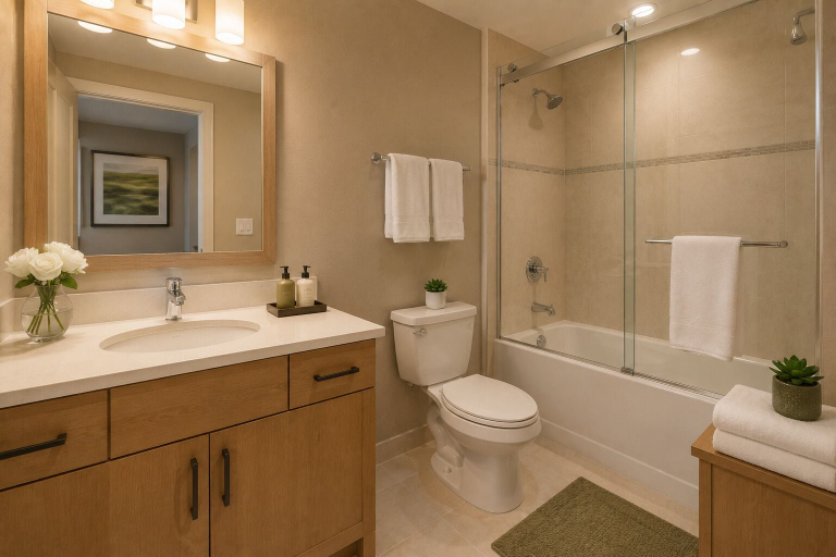 Bathroom, Astorline Suites, Toronto