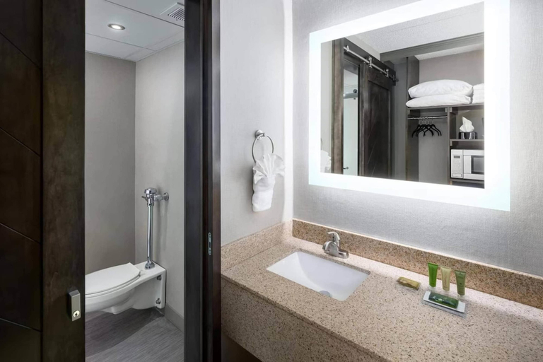 Bathroom 5, Bismarck Hotel and Conference Center, Burleigh