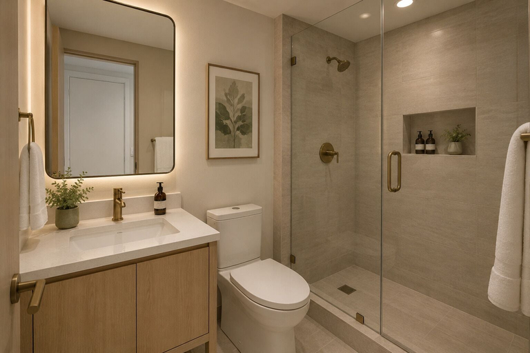 Bathroom, Harbourlight Exclusive Suites - DT, Toronto