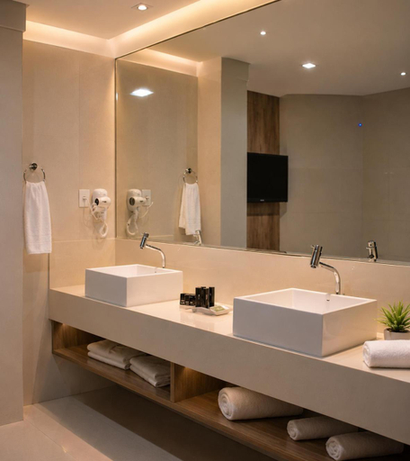 Bathroom 5, Granterrara Hotel, Jequié