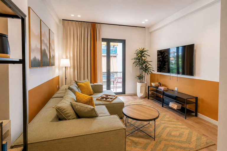 Room 1, LIV - Upscale Athenian Apartment 2C, Attica