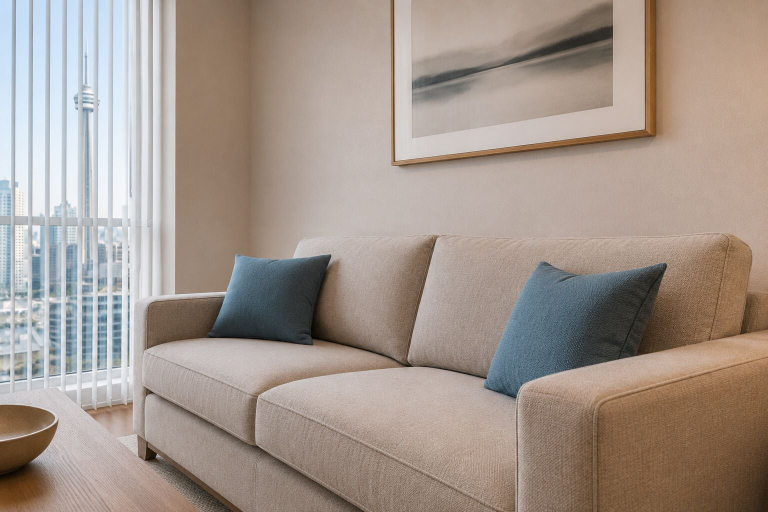 Living area 4, The Renwick Suites, Toronto