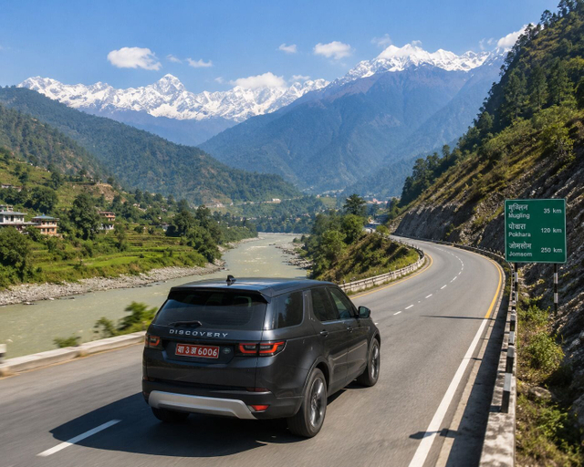 Parking, Bhujung Homestay, Gandaki