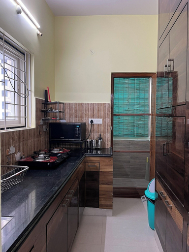 Private kitchen 3, Premium 1BHK Gachibowli -Walk to AIG, Hyderabad
