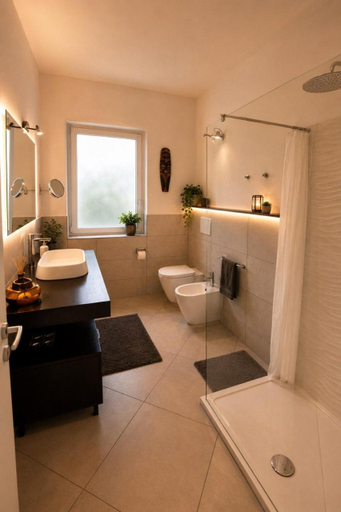 Bathroom 3, GAN EDEN b&b, Bologna
