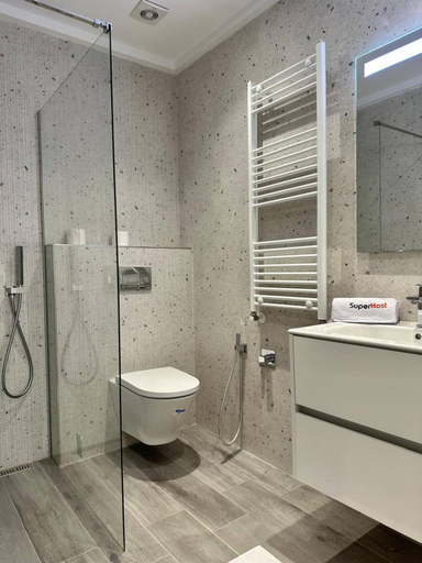 Bathroom 4, Opale Lake Apartment with sunny terrace, Bouhaira