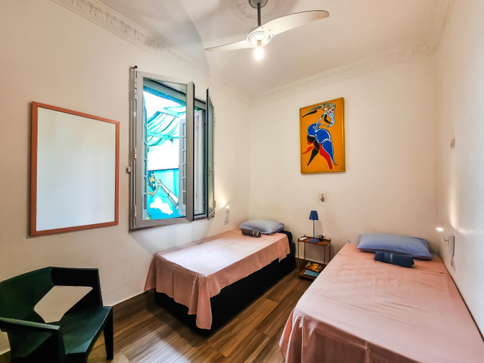 Bedroom 4, Books Hostel, Rio de Janeiro