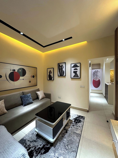 Living area 3, F&B SHORTLET APARTMENT, Abeokuta South
